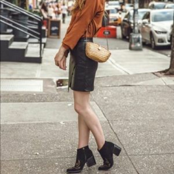 Matisse | Vox Western Embroidered Bootie in Black Suede - Picture 12 of 12